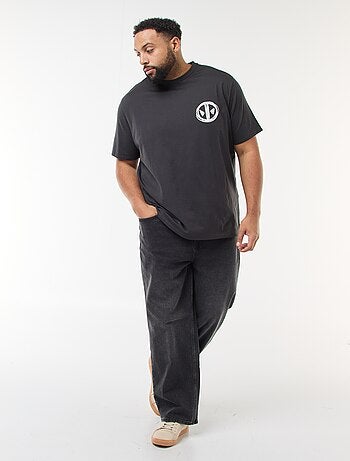 T-shirt stampata 'Marvel' 'Deadpool' in cotone tinta unita