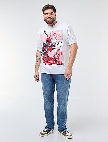 T-shirt stampata 'Marvel' 'Deadpool' tinta unita