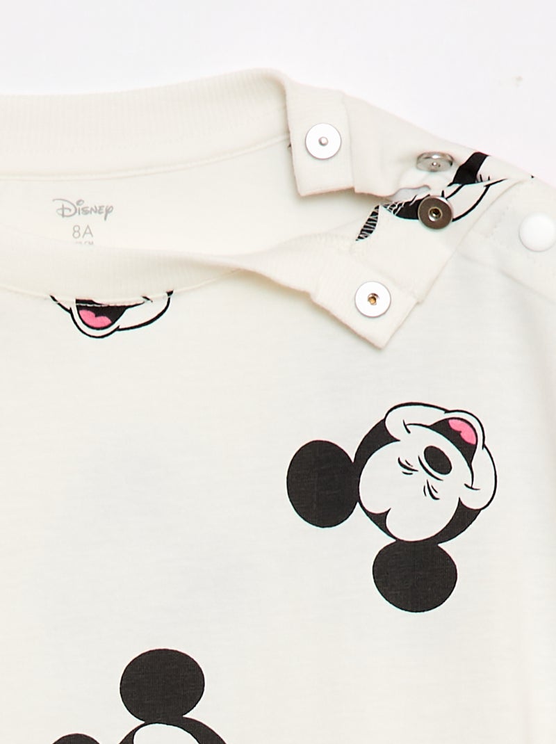 T-shirt stampata 'Mickey' - Collezione facile da indossare Bianco - Kiabi