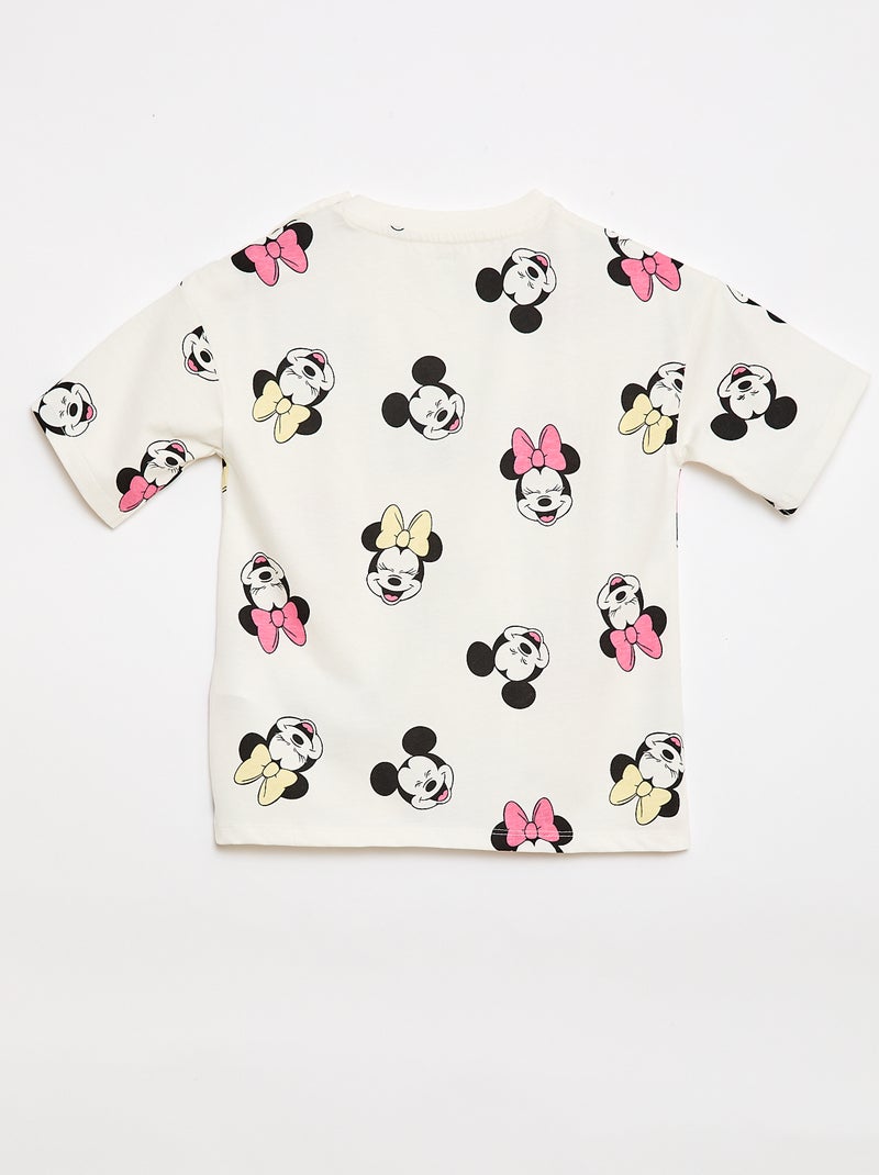 T-shirt stampata 'Mickey' - Collezione facile da indossare Bianco - Kiabi