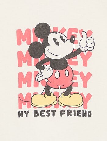 T-shirt stampata \'Mickey\' a maniche corte