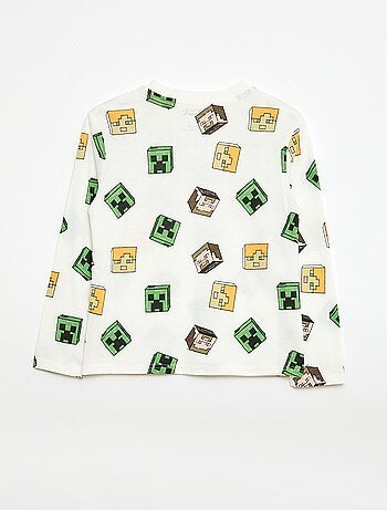 T-shirt stampata 'Minecraft'