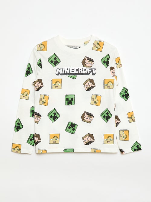T-shirt stampata 'Minecraft' - Kiabi