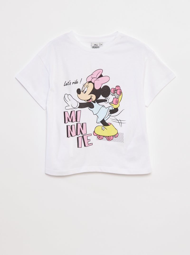 T-shirt stampata 'Minnie' Bianco - Kiabi