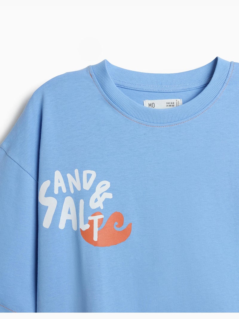 T-shirt stampata, MO Fashion Blu - Kiabi