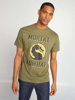 T-shirt stampata 'Mortal Kombat'