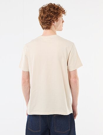 T-shirt stampata 'Naruto' in cotone tinta unita