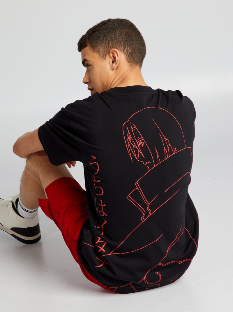T-shirt stampata 'Naruto' nero - Kiabi