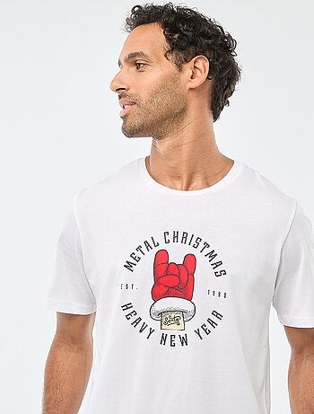 T-shirt stampata 'Natale'