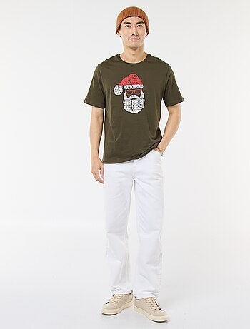 T-shirt stampata 'Natale'