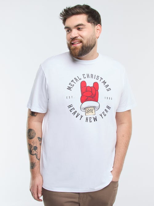 T-shirt stampata natalizia 'Produkt' - Kiabi