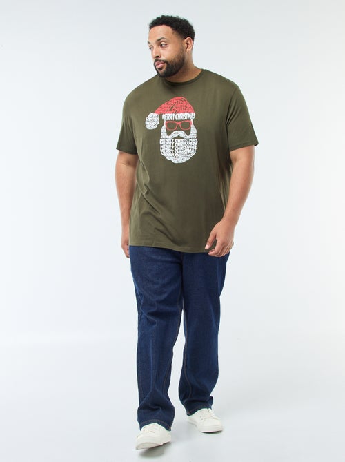 T-shirt stampata natalizia 'Produkt' - Kiabi