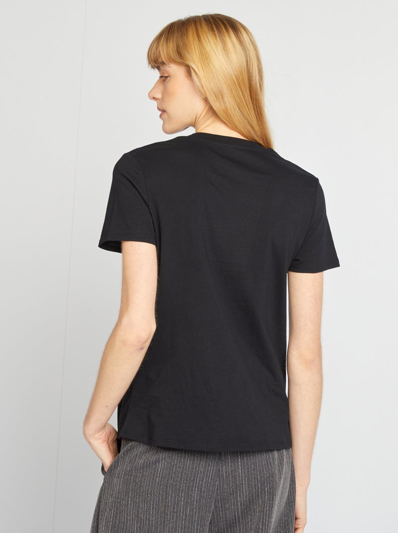 T-shirt stampata NERO - Kiabi