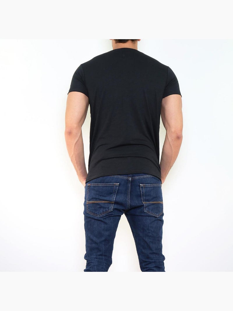 t-shirt stampata Nero - Kiabi