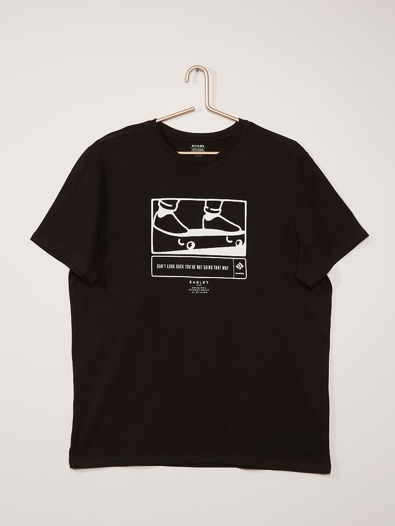 T-shirt stampata NERO - Kiabi