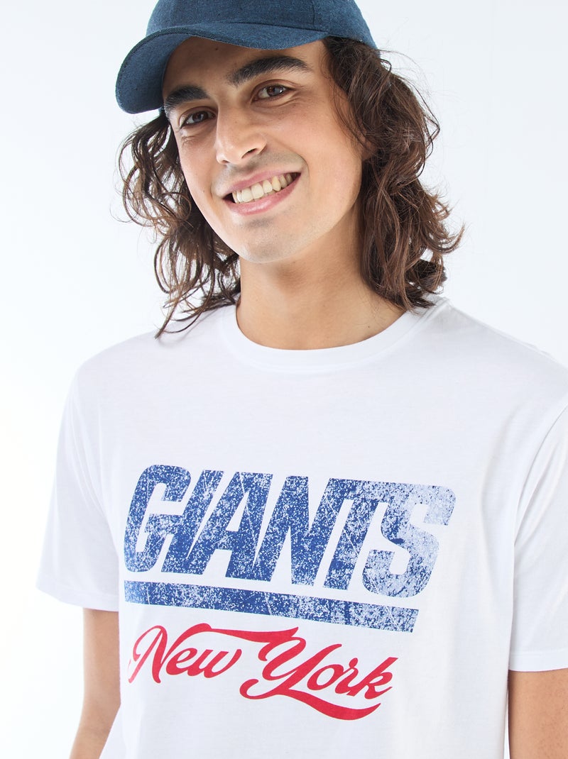 T-shirt stampata 'NFL' Bianco - Kiabi