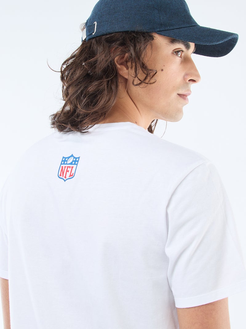T-shirt stampata 'NFL' Bianco - Kiabi