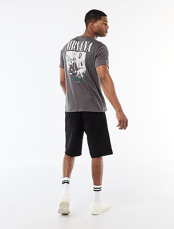 T-shirt stampata 'Nirvana'