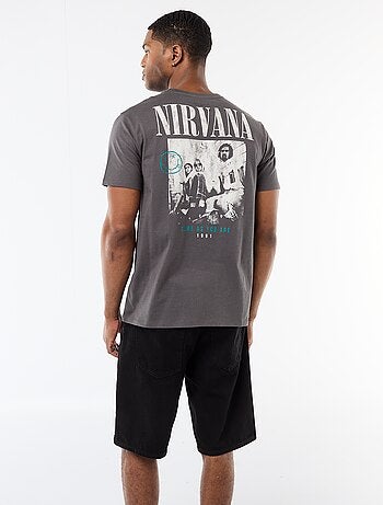 T-shirt stampata 'Nirvana'