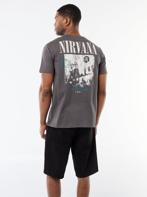T-shirt stampata 'Nirvana' - Kiabi