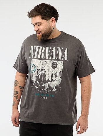 T-shirt stampata 'Nirvana'