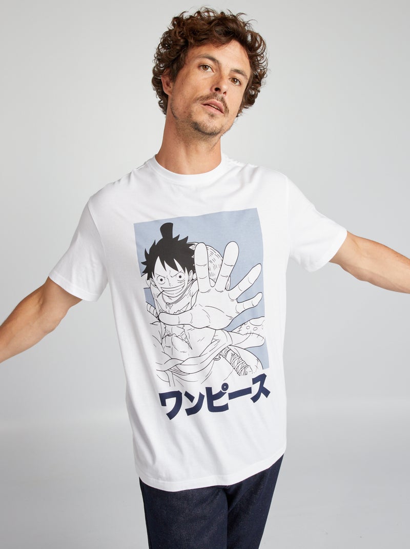 T-shirt stampata 'One Piece' BIANCO - Kiabi