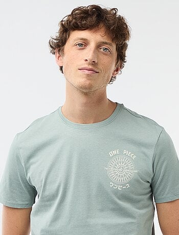 T-shirt stampata 'One piece'