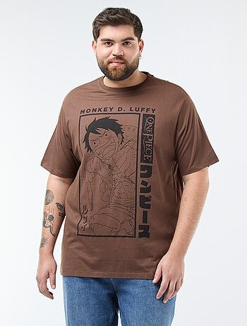 T-shirt stampata 'One Piece' in cotone