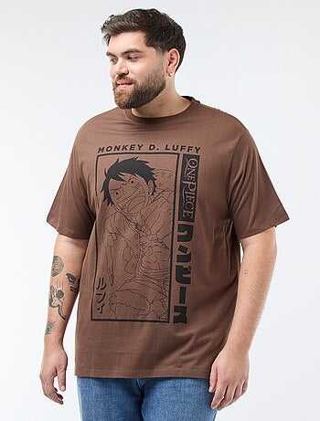 T-shirt stampata 'One Piece' in cotone