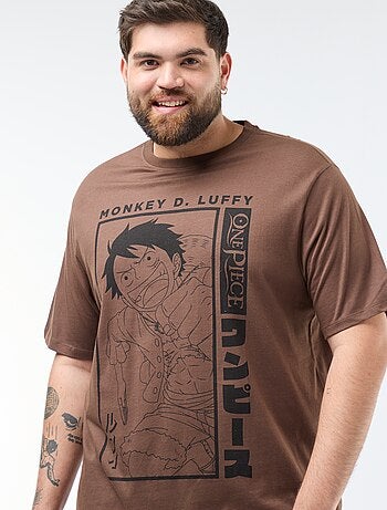 T-shirt stampata 'One Piece' in cotone