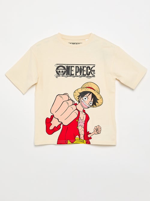 T-shirt stampata 'One piece' maniche corte in cotone - Kiabi T-shirt stampata 'One piece' maniche corte in cotone - Kiabi