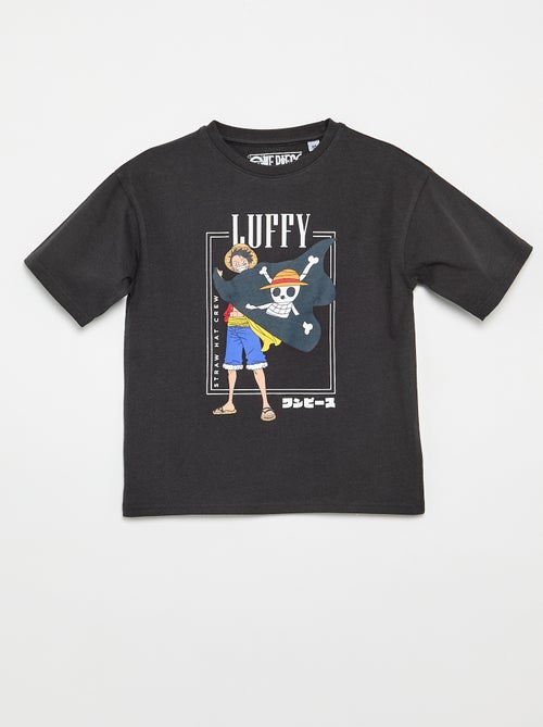 T-shirt stampata 'One piece' maniche corte in cotone - Kiabi T-shirt stampata 'One piece' maniche corte in cotone - Kiabi
