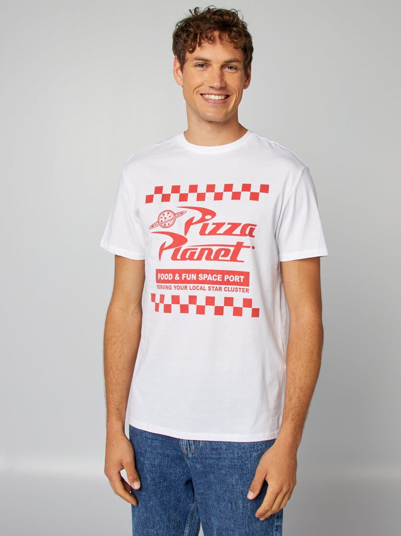 T-shirt stampata 'Pizza Planet' 'Toy Story' BIANCO - Kiabi