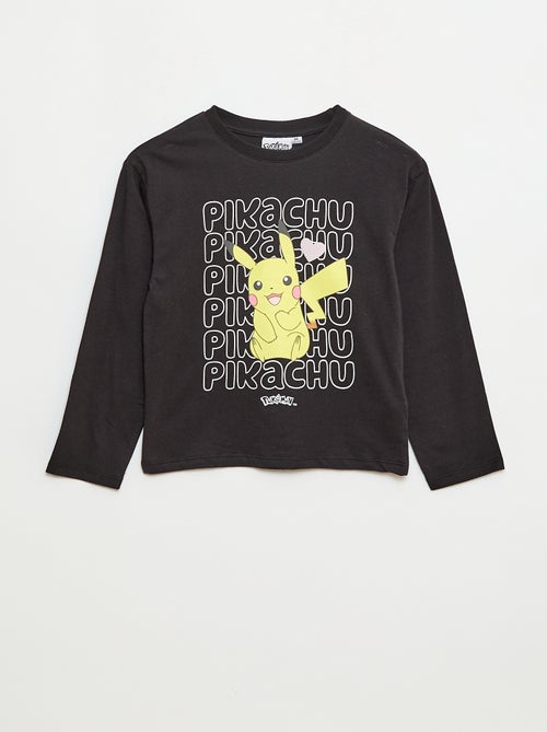 T-shirt stampata 'Pokémon' 'Pikachu' tinta unita - Kiabi