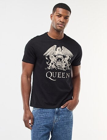 T-shirt stampata 'Queen' a maniche corte