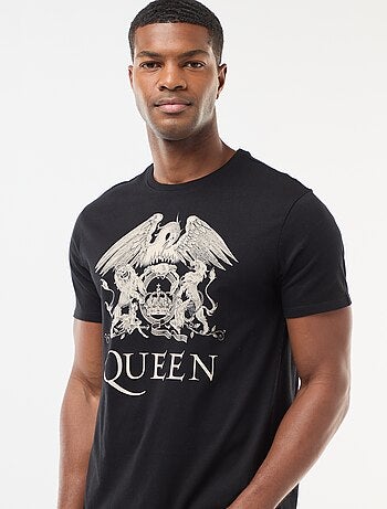 T-shirt stampata 'Queen' a maniche corte