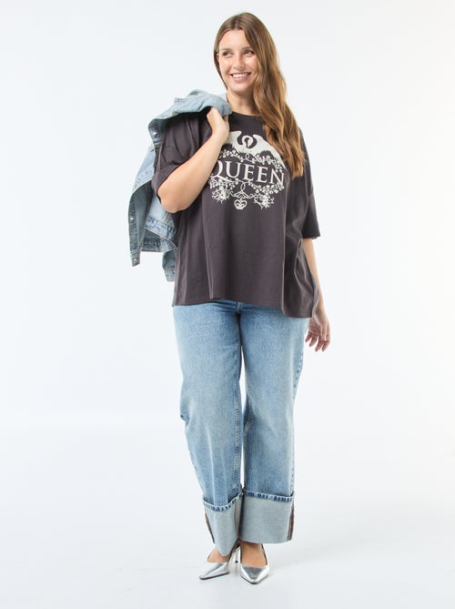 T-shirt stampata 'Queen' - Kiabi