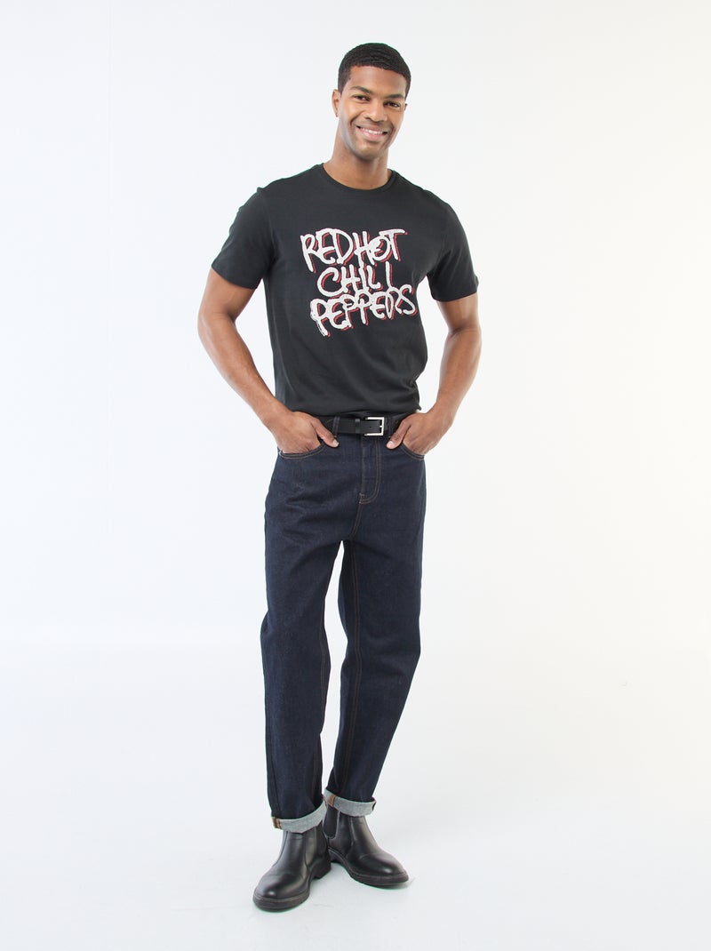 T-shirt stampata 'Red Hot Chili Peppers' Nero - Kiabi