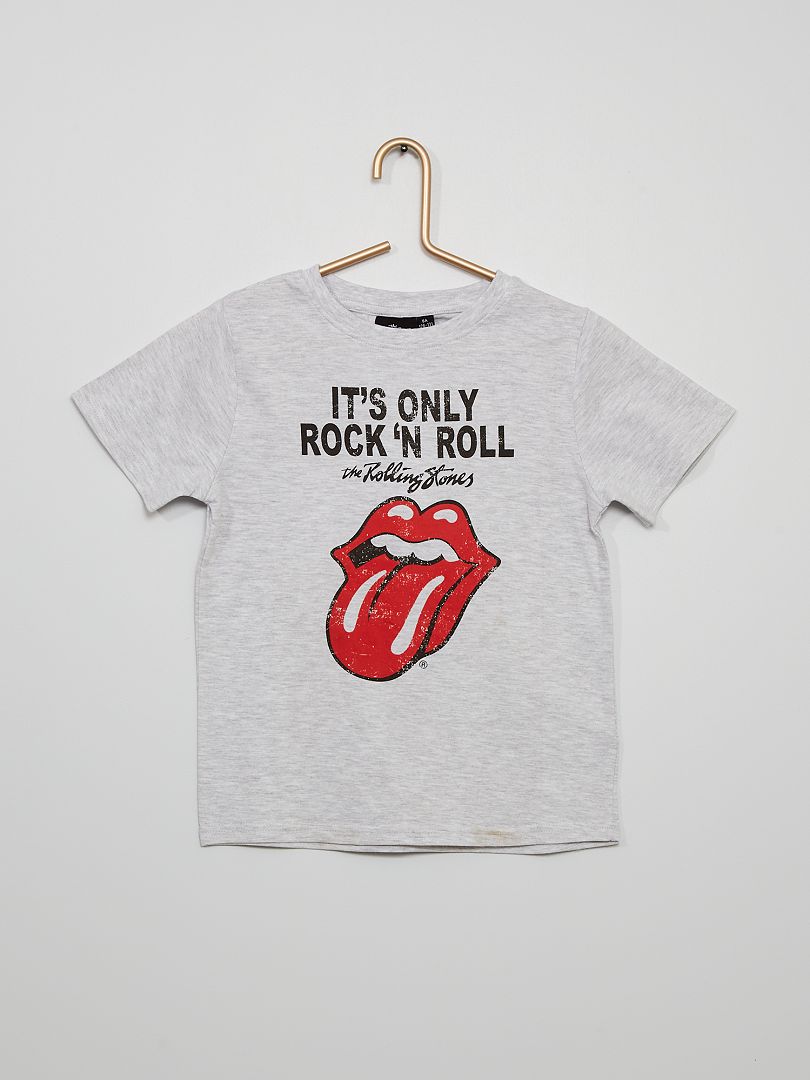 T-shirt stampata 'Rolling Stones' GRIGIO - Kiabi