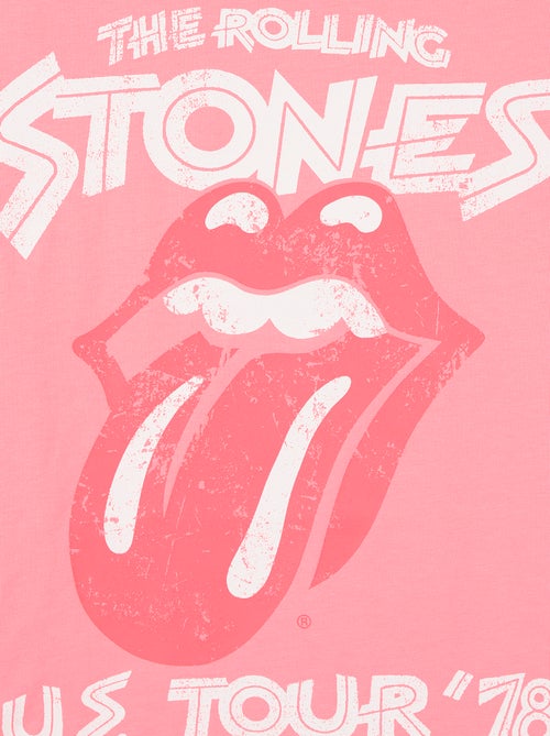 T-shirt stampata 'Rolling Stones' in cotone - Kiabi