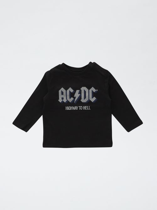 T-shirt stampata 'Rolling Stones' in cotone tinta unita - Kiabi