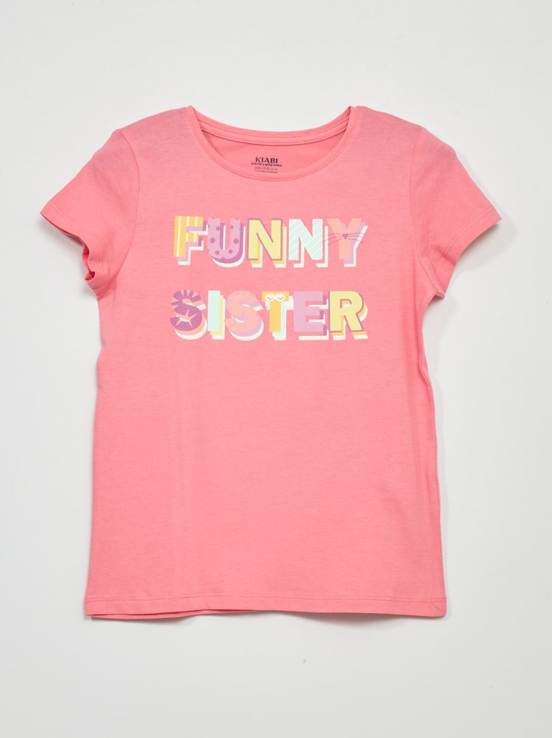 T-shirt stampata ROSA - Kiabi