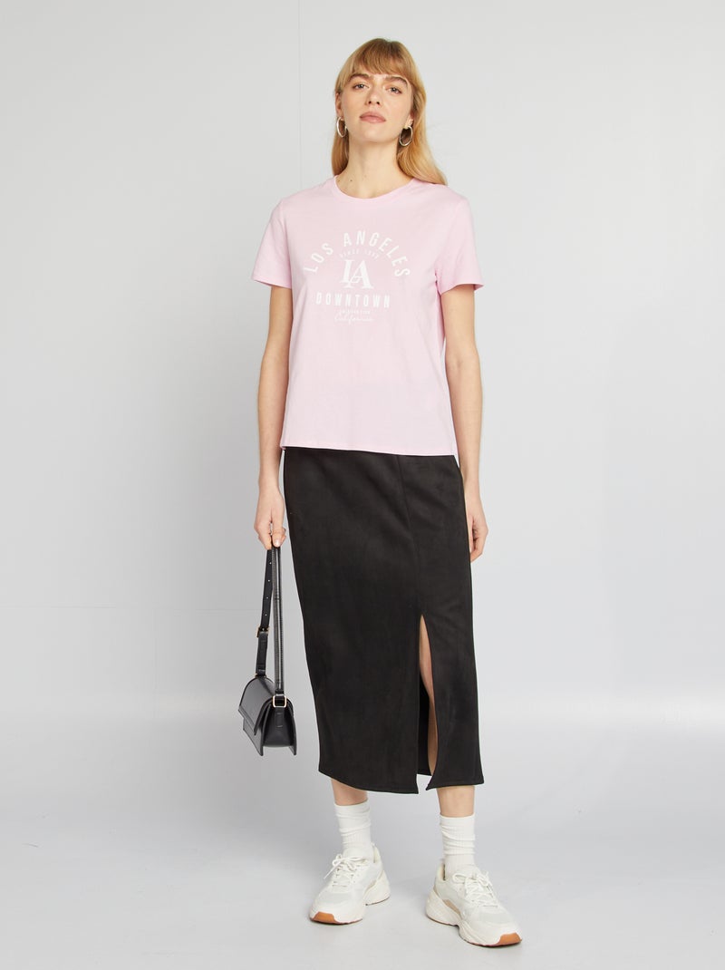 T-shirt stampata ROSA - Kiabi