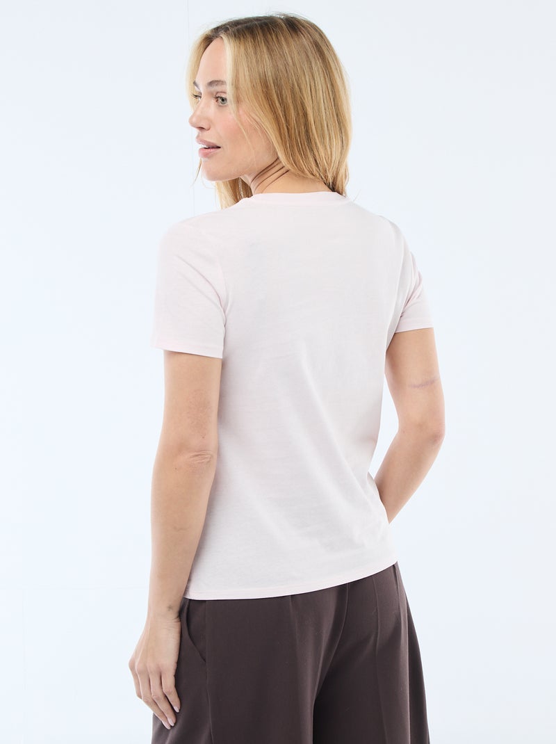 T-shirt stampata Rosa - Kiabi