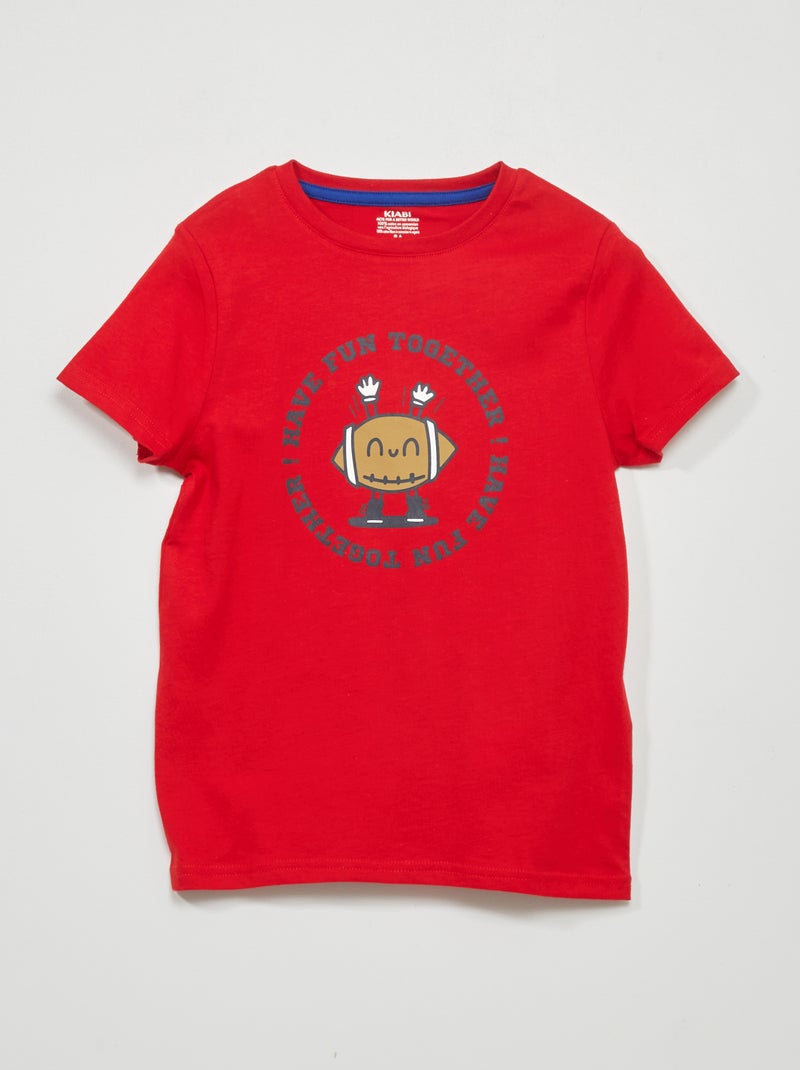 T-shirt stampata ROSSO - Kiabi