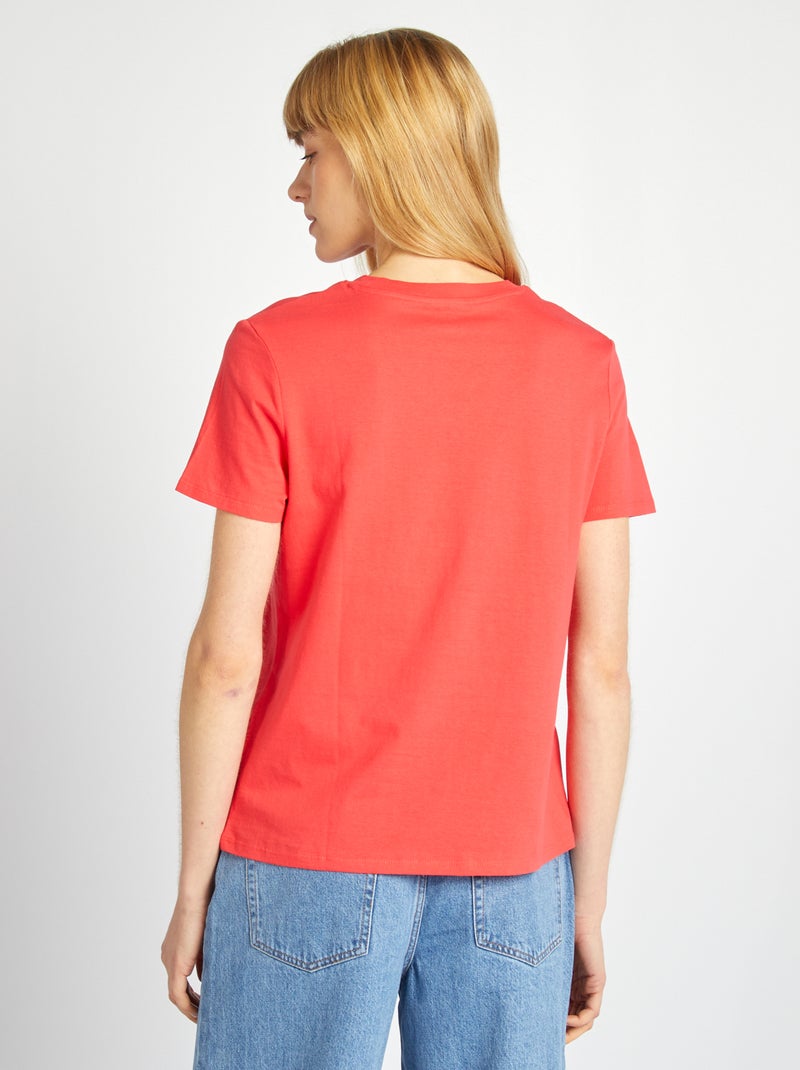T-shirt stampata ROSSO - Kiabi