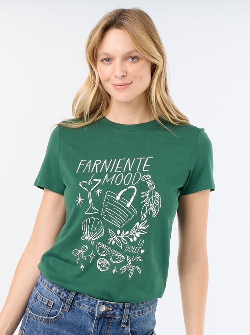 T-shirt stampata - Kiabi T-shirt stampata - Kiabi