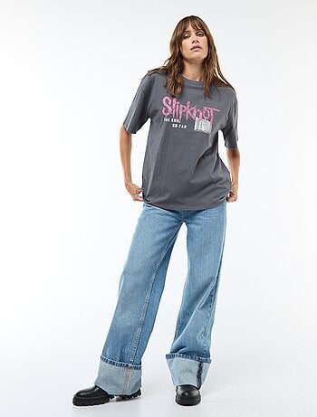 T-shirt stampata 'Slipknot'