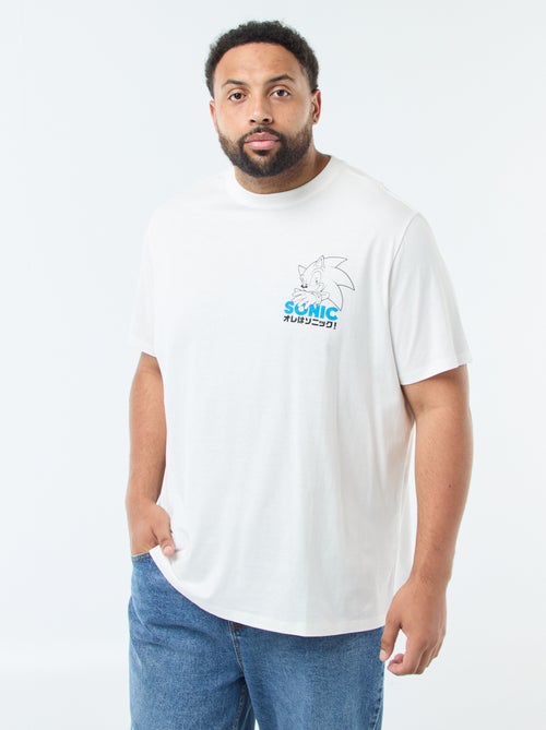 T-shirt stampata 'Sonic' - Kiabi