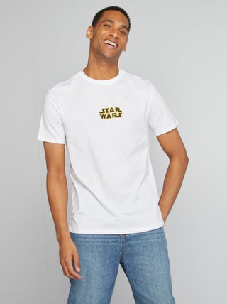 T-shirt stampata 'Star Wars' a maniche corte